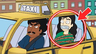 Crazy Indian Cab Driver Holds Woman Hostage animated [upl. by Naedan]