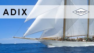 Sailing the Incredible Classic Yacht Adix [upl. by Lanuk]