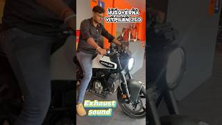 New 2025 Husqvarna Vitpilen 250 exhaust sound [upl. by Annid]