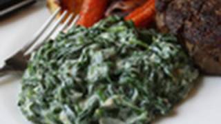 Creamed Spinach Recipe  Steakhouse Creamed Spinach [upl. by Asselem68]