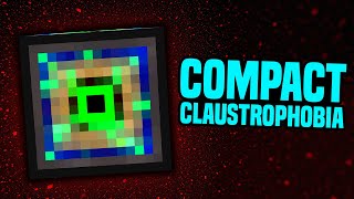 Minecraft Compact Claustrophobia  ENTERING A GLITCHED MACHINE 13 Modded Questing Skyblock [upl. by Voletta]