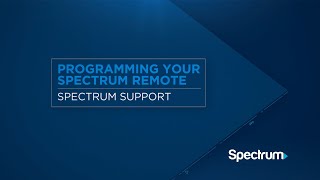 Programming Your Spectrum Remote [upl. by Franklyn]