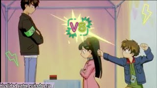 Shaoran VS Touya 🥊 Sakura CC [upl. by Enelrak]