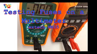 Testing and Replacing Multimeter Fuses [upl. by Phineas]