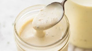 5 HEALTHIER Creamy Yogurt Dressings [upl. by Evreh]