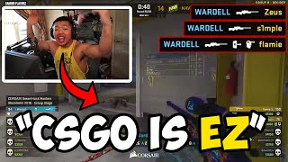 When WARDELL used to play CSGO [upl. by Drusi]