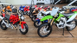 Motorcycles 112 Scale diecast model Motorcycles [upl. by Ecile797]