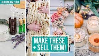 10 Crafts to MAKE amp SELL  The DIY Mommy [upl. by Ulises]