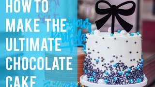 How To Make the Ultimate CHOCOLATE CAKE and DECORATE IT LIKE A PRO  Easy Steps [upl. by Gnourt]