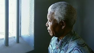 MANDELA BACK IN HIS ROBBEN ISLAND CELL  BBC NEWS [upl. by Hunley]