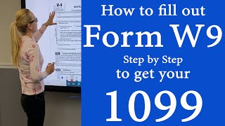 W9 Tax Form  How to fill out a Form W9 Tax Form W9 and the 1099 Form W9  W9 Tax Form Explained [upl. by Crelin]