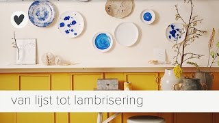 van lijst tot lambrisering  vtwonen  diy [upl. by Evan]