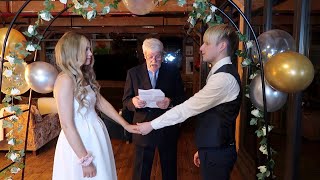 Our OFFICIAL Wedding Video  Connor and Liana [upl. by Ahtibbat]