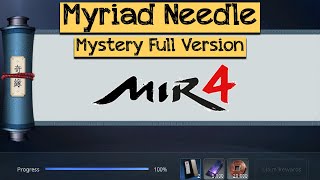 Myriad Needle Mir4 Mystery Mission Full [upl. by Cummins]