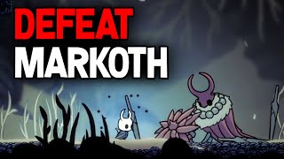 Hollow Knight How to Beat Markoth Flying Warriors Grave Boss With Shields [upl. by Okime]