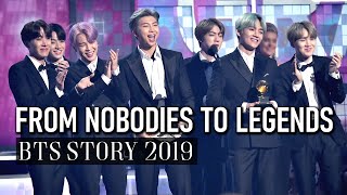 BTS  FROM NOBODIES TO LEGENDS 2019 [upl. by Normy]