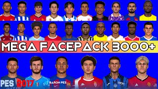 PES 2017 MEGA FACEPACK 202324 [upl. by Malina]