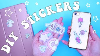 How to Make Stickers at Home  DIY EASY STICKERS WITH TAPE [upl. by Levania514]