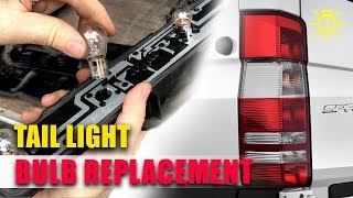 SPRINTER TAIL LIGHT BULB REPLACEMENT how to [upl. by Yob940]