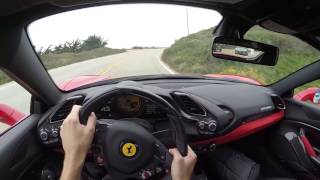 2016 Ferrari 488 GTB  WR TV POV Canyon Drive [upl. by Nuhsyar]