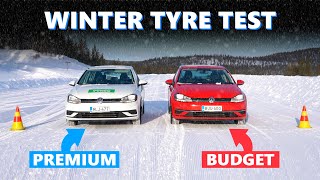 Expensive VS Cheap Winter Tyres ❄ Are Budget Winter Tyres Safe [upl. by Gnilrets]