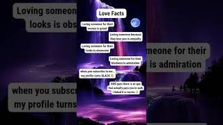 Love facts 💜 [upl. by Kanal]