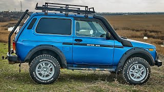 Lada Niva 40mm Lift Kit Installation  LadaPowercom [upl. by Llednar]