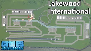 Building An Airport  Cities Skylines  Ep 34 [upl. by Giulia]