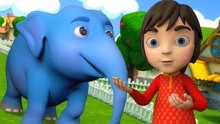 Hathi Raja Kahan Chale  Hindi Nursery Rhymes  Baby Rhymes  हाथी राजा कहाँ चले  Hindi Balgeet [upl. by Edahsalof]