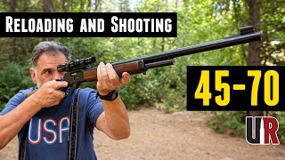 4570 Intro to Reloading and Shooting Marlin 1895 Lever Gun [upl. by Karie]