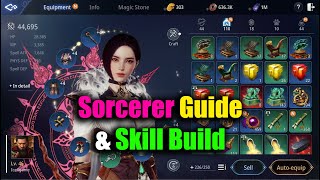 MIR4 Sorcerer Guide amp Skill Build [upl. by Scheers]