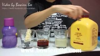 Forever living aloe vera gel demo Eng [upl. by Drawyah]