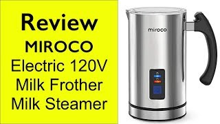 Review Miroco Milk Frother  How to make froth milk at home [upl. by Dnalyaw446]