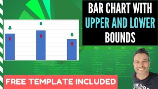 Excel Upper and Lower Bounds Bar Chart [upl. by Ellenej]