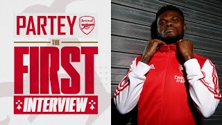 Thomas Partey is here  First Arsenal interview [upl. by Littman]