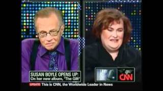 Susan Boyle on quotLarry King Livequot Dec 17 2010 [upl. by Kealey]