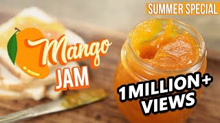 Mango Jam Recipe  How To Make Jam At Home  Fruit Jam Recipe  Alphonso Mango  Varun Inamdar [upl. by Akenahc]