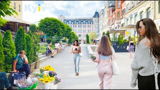 Kyiv Ukraine 🇺🇦 4K Walking Tour Kiev Україна City Center [upl. by Itsirhc435]