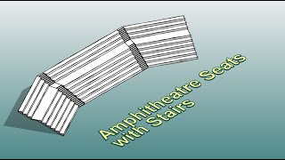 Everyday Revit Day 330  Model Amphitheatre Seats Using Stairs [upl. by Ashlie277]