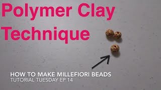 Tutorial Tuesday Ep 14 How to Make Millefiori Beads [upl. by Oicnerolf383]