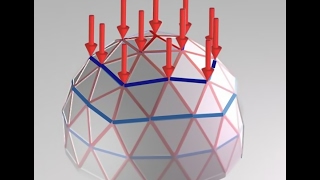 Geodesic dome structural analysis basics [upl. by Ulyram]