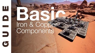 100 EFFICIENT Beginner Tier1 Iron amp Copper Components SATISFACTORY GUIDE [upl. by Gan]