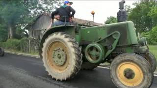 LESTERPS16 juin 2015 défilé avec 60 vieux tracteurs [upl. by Kilbride]