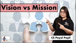 How Mission is different from Vision  Difference between Mission and Vision  MISSION  VISION [upl. by Draw]