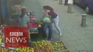 Road rage attack CCTV in Birmingham UK released  BBC News [upl. by Ened667]