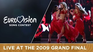 Hadise  Düm Tek Tek  Türkiye 🇹🇷  Grand Final  Eurovision 2009 [upl. by Avlasor]