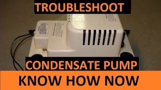 How to Troubleshoot a Condensate Pump [upl. by Bruns]