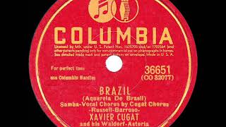 1943 HITS ARCHIVE Brazil  Xavier Cugat [upl. by Barrie]