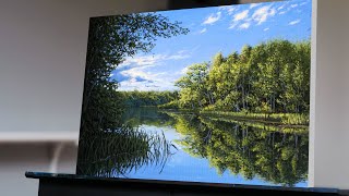 Painting a Realistic Landscape  Paint with Ryan [upl. by Larissa903]