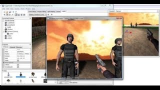 Make a shootingFPS game in copper cube TUTORIAL [upl. by Feldman]